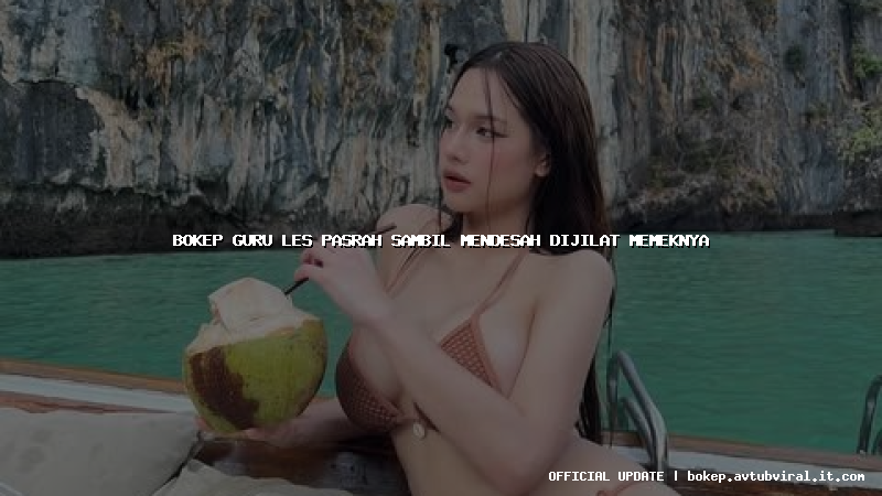 bokep guru les pasrah sambil mendesah dijilat memeknya