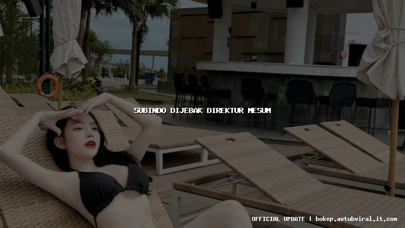 subindo dijebak direktur mesum
