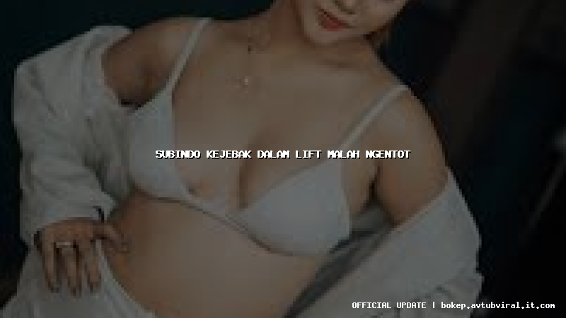 subindo kejebak dalam lift malah ngentot