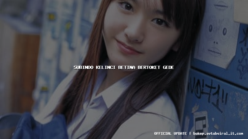 subindo kelinci betina bertoket gede