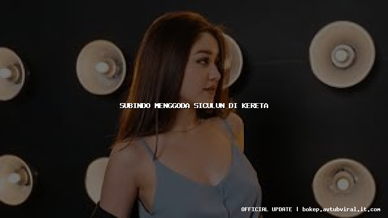 subindo menggoda siculun di kereta